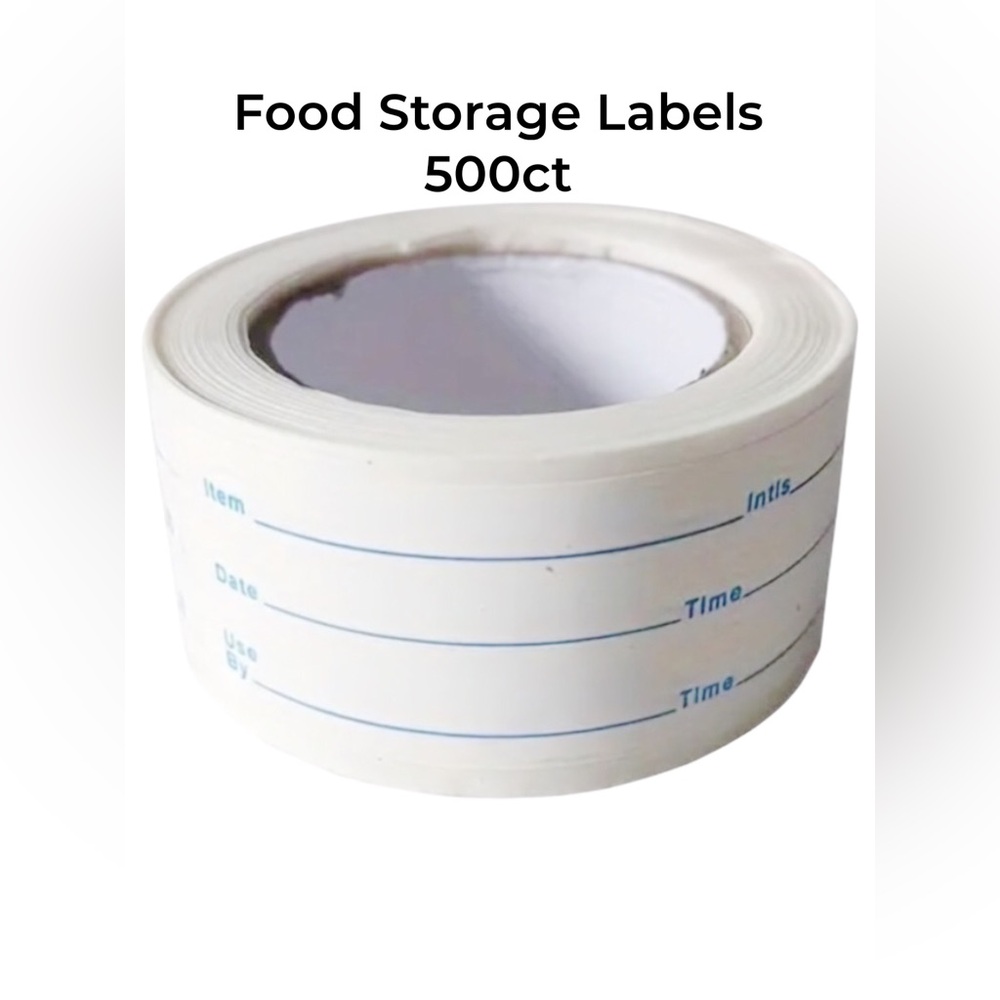 $5🔥 Food Storage Label Roll Stickers 500 count